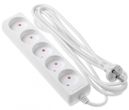 2E 5XCEE7/17, 2G*1.0мм, 1.5м, white (2E-U0510M1.5)