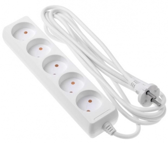 2E 5XCEE7/17, 2G*1.0мм, 1.5м, white (2E-U0510M1.5)