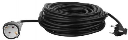 Сетевой удлинитель 2E 1XSchuko, 3G*1.5мм, 20м, black (2E-PC315M20)