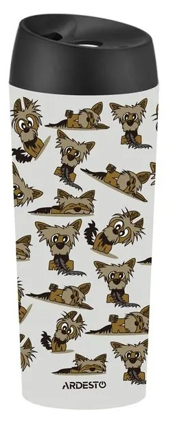 Термокружка Ardesto Coffee Time Yorkie (AR2645YT)