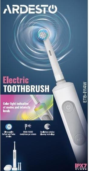 Зубная щетка Ardesto ETB-I114W
