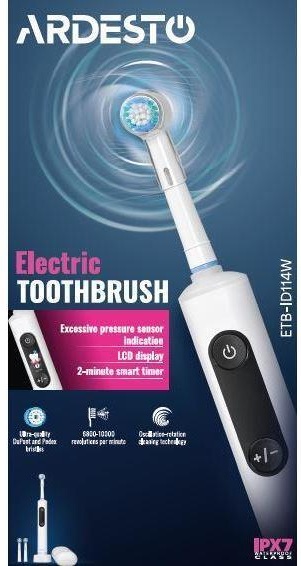 Зубная щетка Ardesto ETB-ID114W