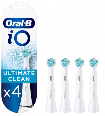 Braun Насадка для зубної щітки Braun ORAL-B iO RB Ultimate Clean White (4шт)