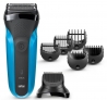 Электробритва Braun 310BT Series 3 black/blue