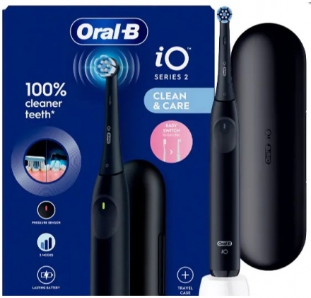 Зубная щетка Braun ORAL-B Series 2 iOS2.1D9.2K Black + футляр