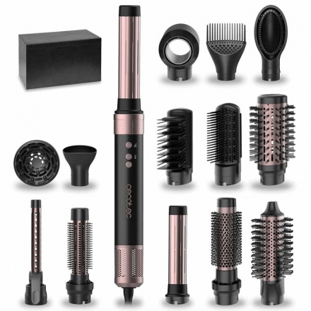 Прилад для укладання волосся Cecotec Bamba CeramicCare 14in1 AirGlam Black (CCTC-00251)