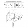 Тримач Charmount TV04T White