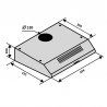 Вытяжка Ventolux FLAT 60 WH