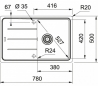 Кухонна мийка Franke BASIS BFG 611-78 Сірий камінь (114.0565.087)