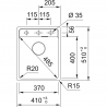 Кухонна мийка Franke Maris MRG 610-37 TL Сірий камінь (114.0668.862)