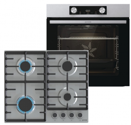 Комплекти, що вбудовуються Gorenje BO6737E02XK + Gorenje G642ABX