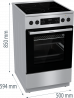 Плита Gorenje GECS 5C70 XPA