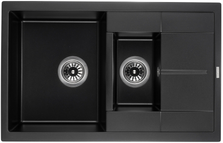 Мойка кухонная Granado LEON black shine
