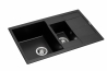 Мойка кухонная Granado LEON black shine