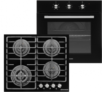 Granado GEO 62-0200 black + GGH 62-114 black glass