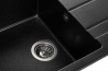 Мойка кухонная Granado MORA black shine
