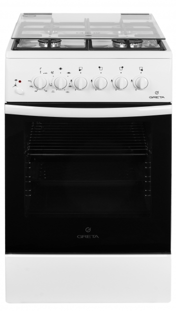 Плита Greta 1470-ГЭ-09 A WH чугун