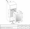 Вбудована винна шафа Hansa BWC 60241 B