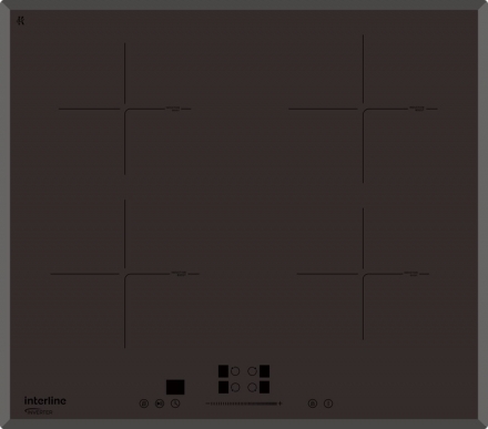 Варильна поверхня Interline HIV 767 SIT BA Pure Black