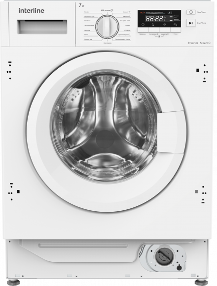 Вбудована пральна машина Interline WM 714016 PB Steam