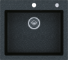 Мойка кухонная Kernau KGS H 60 1B BLACK METALIC
