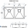 Кухонна мийка Minola FINERO SRZ 77320