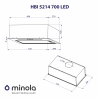 Витяжка Minola HBI 5214 WH 700 LED