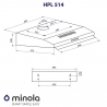 Вытяжка Minola HPL 514 WH