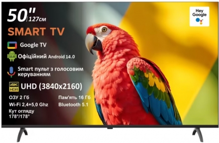 Телевизор PRIME Technics PT 50U16SG14FR