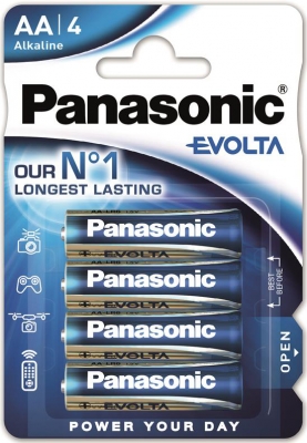 Panasonic EVOLTA AA BLI 4 ALKALINE (LR6EGE/4BP)