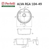 Мойка кухонная Perfelli ALVA RGA 104-49 LIGHT BEIGE