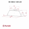 Вытяжка Perfelli BIS 58844 WH 1200 LED