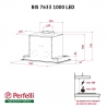 Витяжка Perfelli BIS 7633 I 1000 LED