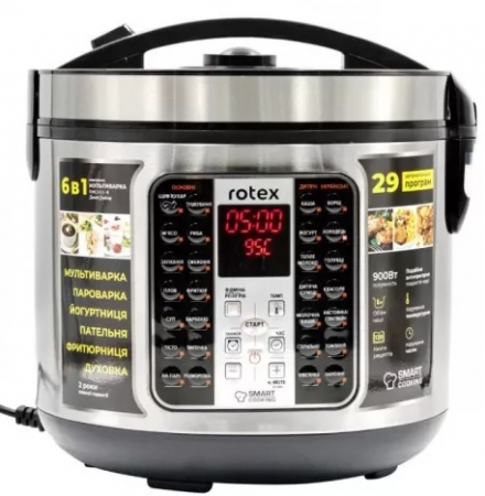 Мультиварка Rotex RMC 401 B Smart Cooking
