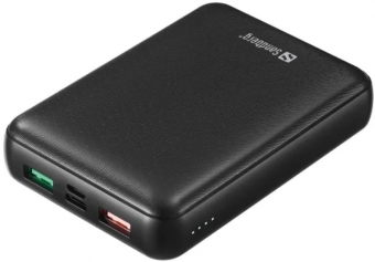 Sandberg 15000mAh PD/45W 20V/2.25A QC3.0 USB-C Micro-USB USB-A*2 (420-66)