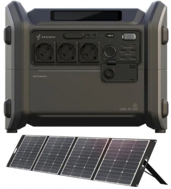 Segway CUBE 1000 + Сонячна панель 2E 300W