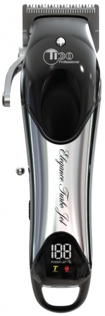 Машинка для стрижки волосся Tico Professional Elegance Turbo Jet Silver (100422)