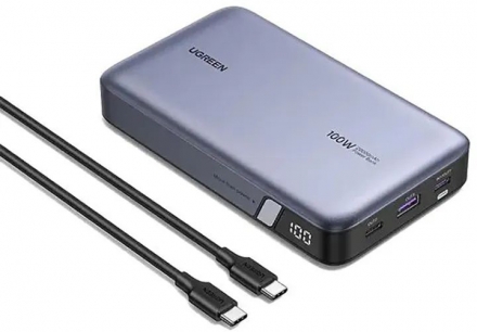 УМБ Power Bank Ugreen PB720 Nexode 100W 20000mAh Gray (25188)