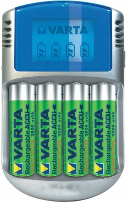 Varta  LCD CHARGER+4xAA 2500 mAh