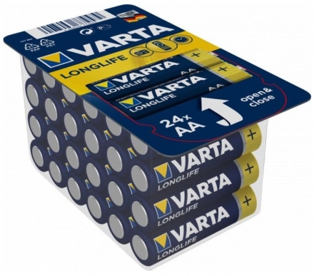 Батарейка Varta LONGLIFE AA BLI 24 (04106301124)