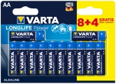 Varta LONGLIFE POWER AA BLI 12 (8+4) ALKALINE