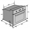 Духовой шкаф Ventolux BRISTOL 6 MT (BK)