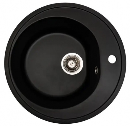 Мойка кухонная Ventolux FABIA (BLACK QUARTZ) D510x180