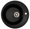 Мойка кухонная Ventolux FABIA (BLACK QUARTZ) D510x180
