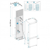 Встраиваемый холодильник Ventolux BRF 177-251LF