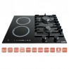 Варочная поверхность Ventolux HG622 B9G CS I (BK)