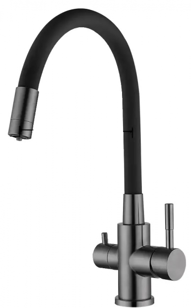 Кухонный смеситель Ventolux KFFPW 14 PVD BK/BK