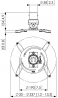 Тримач Vogels PPC 1500 Projector Ceiling Mount