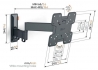 Тримач Vogels TVM 3243 Black