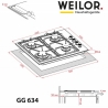 Варильна поверхня Weilor GG 634 BL